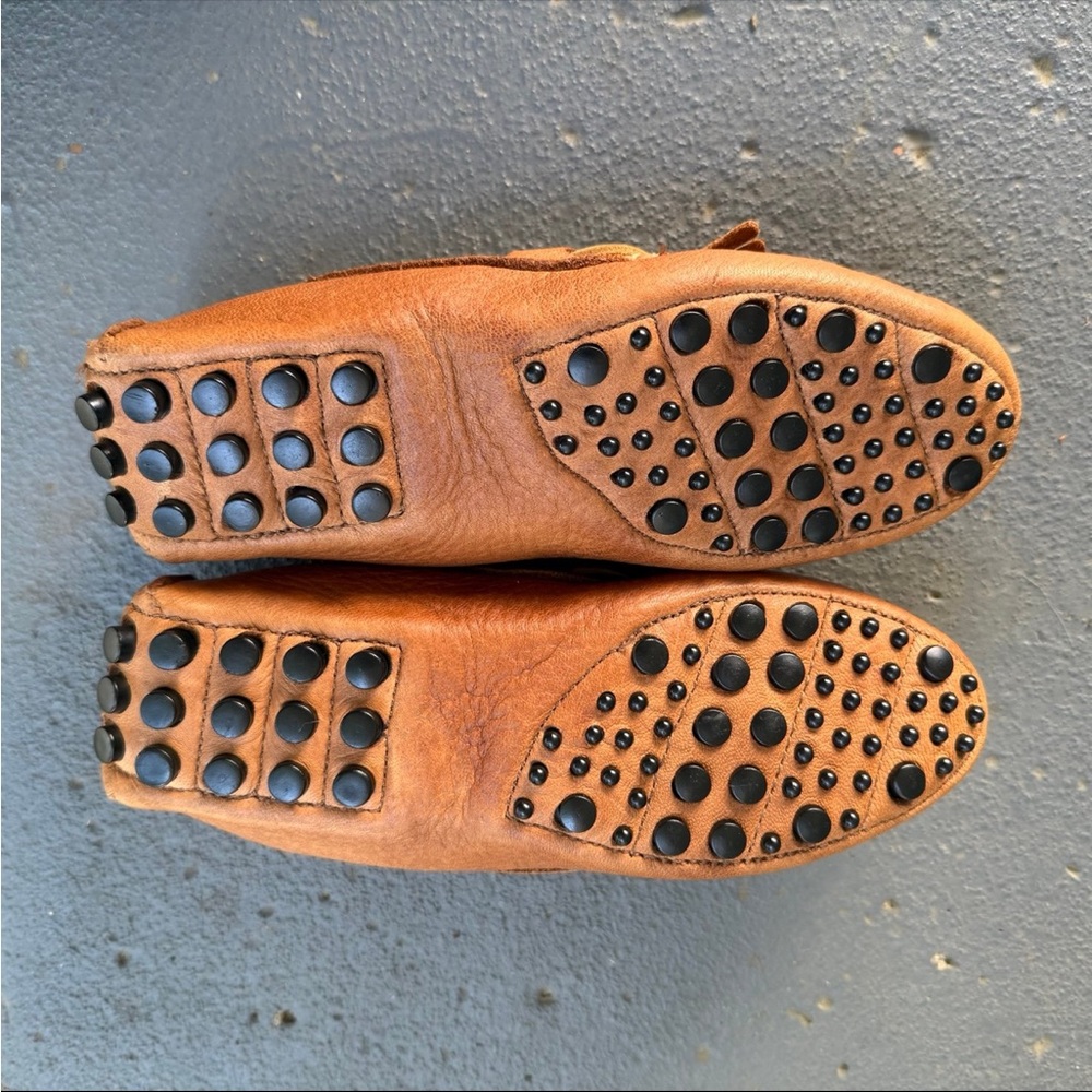 Minnetonka Women’s Deerskin Driving Moccasin in Genuine Deerskin Leather Sz 5 - Picture 7 of 10